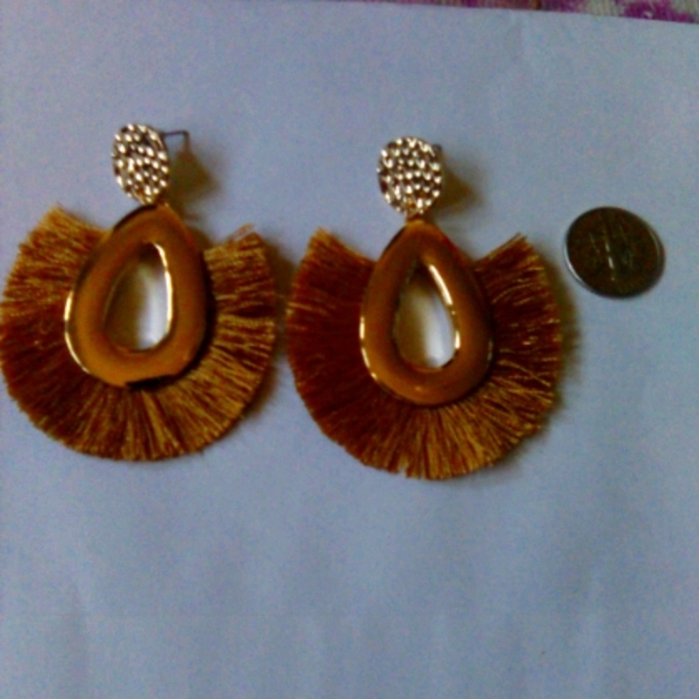 Earrings fringet